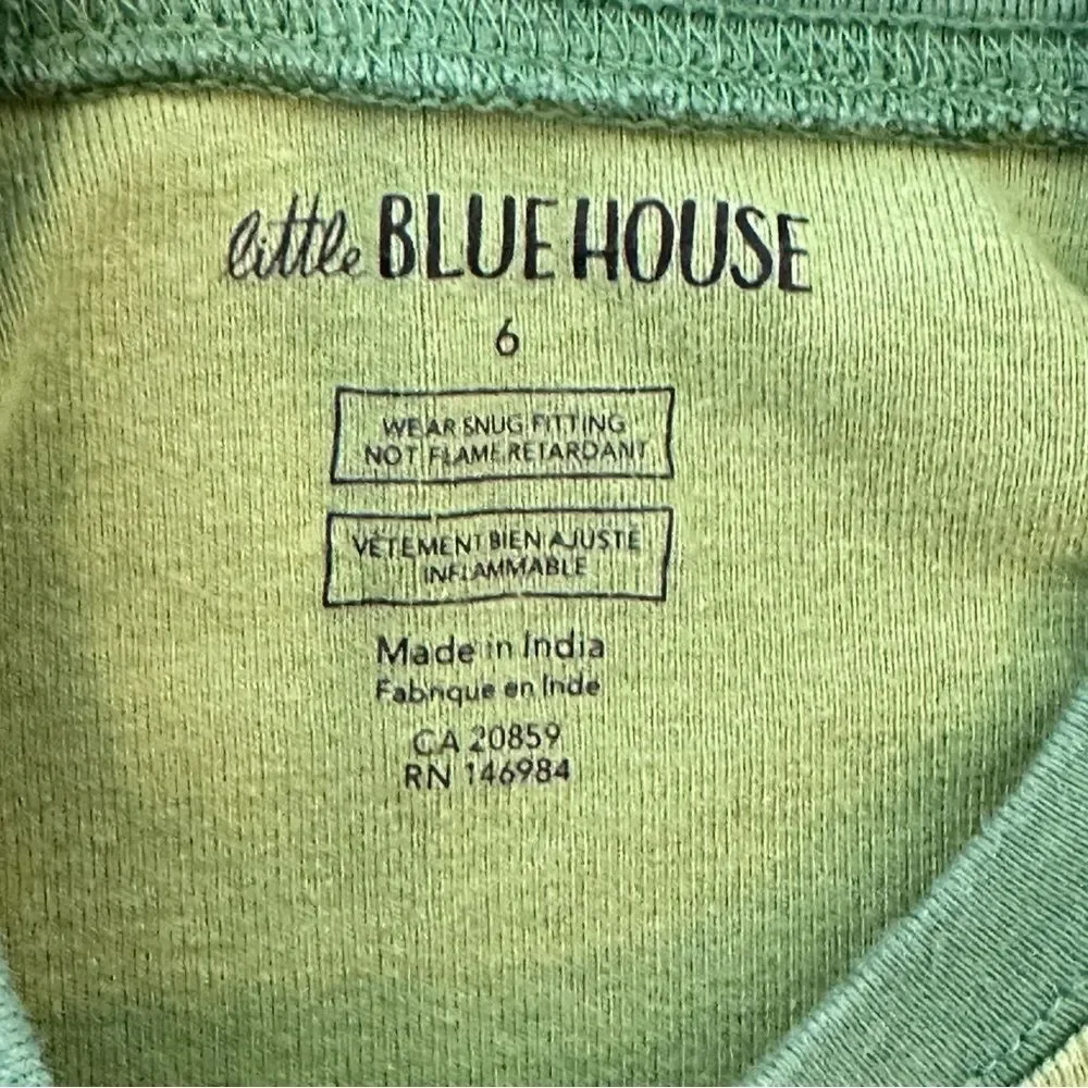 Little Blue House May The Forest Be With You Pajama Set Yellowstone Size 6